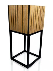Modernes Pflanzgefäß aus der Kollektion FIORINO 22x22x50 cm