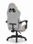 CABRO C501 gamerska stolica s LED rasvjetom i osloncem za noge, do 150 kg, siva