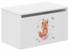 Aufbewahrungsbox für Kinder mit süßem Fuchs 40x40x69 cm