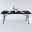 Tavolo pieghevole da catering 180 cm - nero
