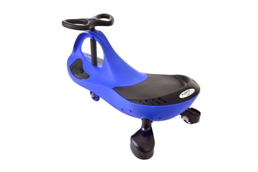 Kék színű gravitációs futóbicikli