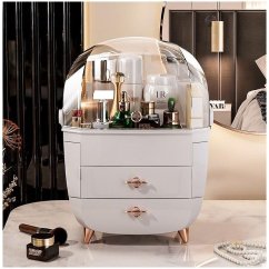 Organizzatore per cosmetici e gioielli, a più piani, 27 x 21 x 39 cm