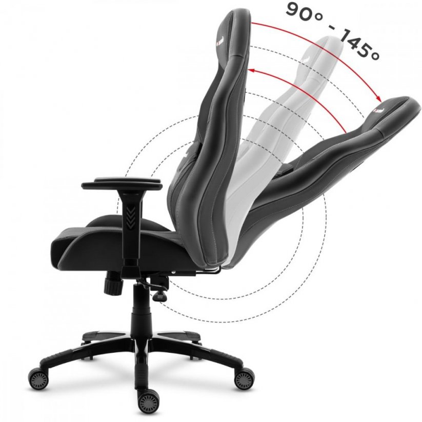 Szürke FORCE 7.3 gamer szék modern kivitelben
