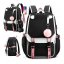 Ergonomischer Schulrucksack für Jugendliche - rosa-schwarz