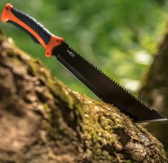 Outdoor, machete da sopravvivenza 40 cm con sega