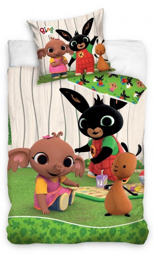 Rozprávkové detské posteľné obliečky s motívom králika BING