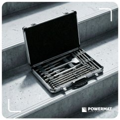 Set de burghie și dălți pentru beton SDS Plus 17 buc - burghie cu ciocan și dălți