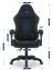 HC-1008 2.0 játékszék ergonomikus párnákkal - fekete és kék színben