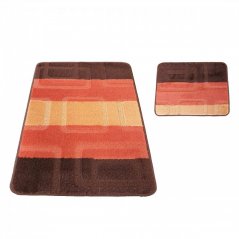 Kupaonski tepih smeđe boje