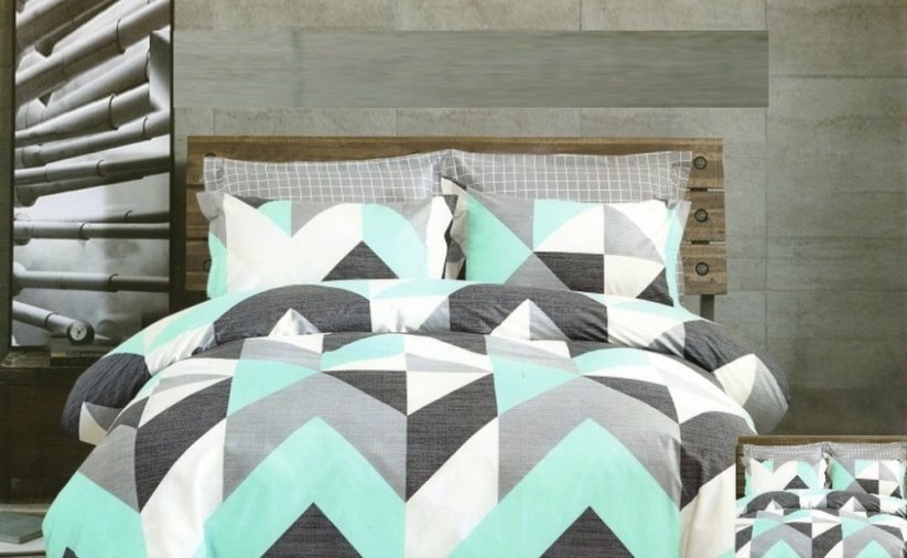 Farebné vzorované posteľné obliečky z kvalitnej bavlny