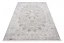 Tappeto di design vintage bianco-grigio chiaro con motivi