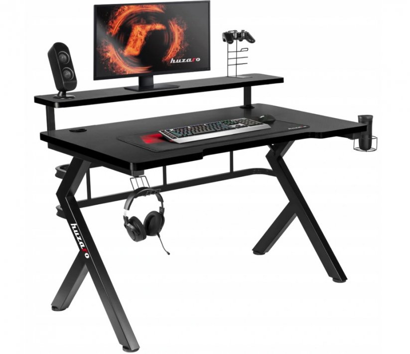 Izuzetno sofisticirani gaming stol u crnoj boji