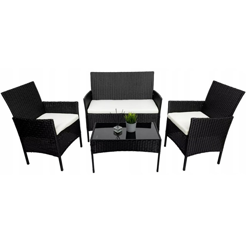 Ratanová sedací souprava do zahrady