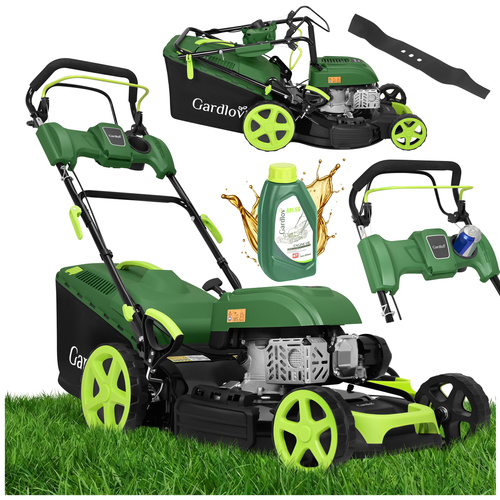 Benzinmotoros fűnyíró GARDLOV DriveXPro 196 cm³ - 51 cm kinyúlás, 60 literes kosár