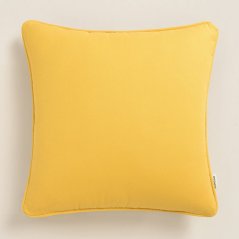 Eleganter Kopfkissenbezug in senfgelb 40 x 40 cm