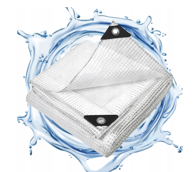 Prelata transparentă 100 GSM, protecție UV 3 %