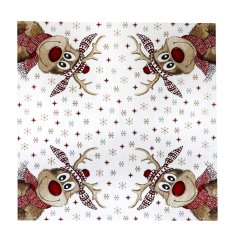 Vianočný gobelínový obrus na stôl Veselý Sobík