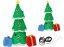 Aufblasbarer Weihnachtsbaum mit LED-Beleuchtung 180 cm