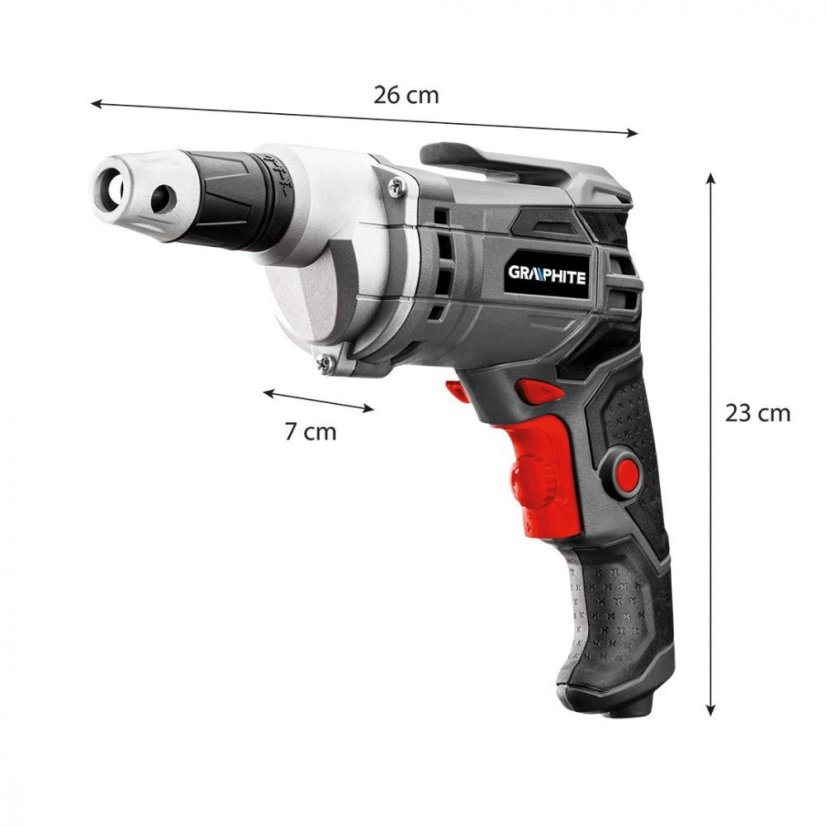 Aku vŕtačka 520W 58G794 GRAPHITE