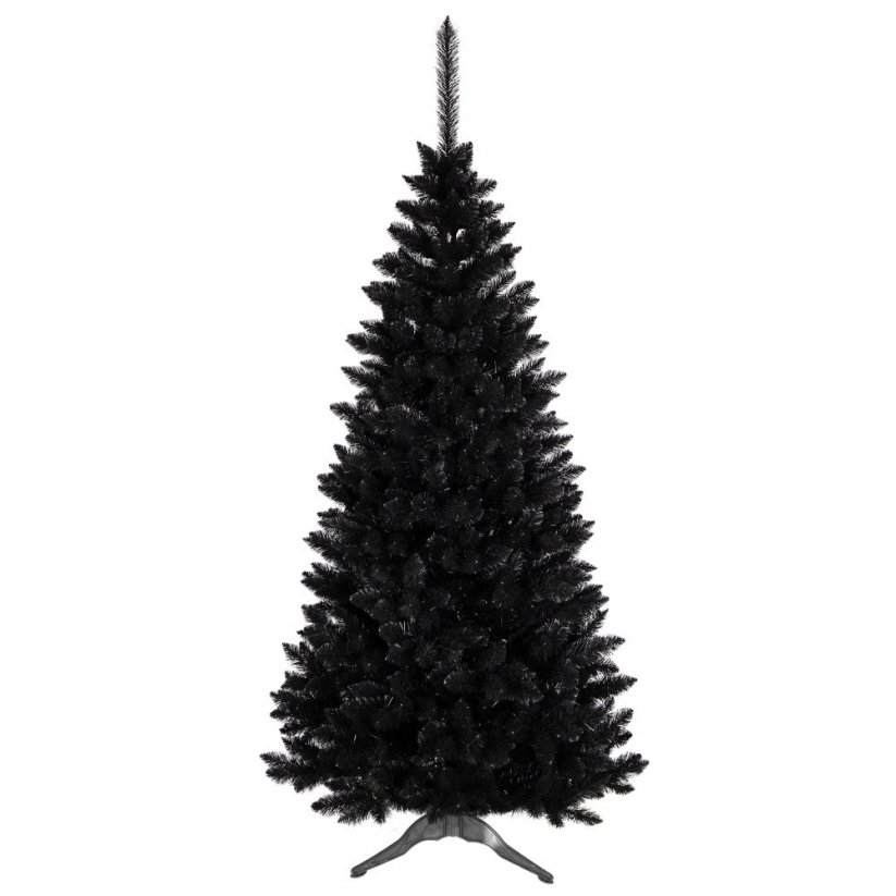 Albero di Natale nero 220 cm