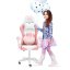 Dječja stolica za igru u ružičastoj boji za djevojčicu KIDS PINK- WHITE