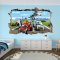 3D nálepka na stenu do detskej izby s motívom LEGO