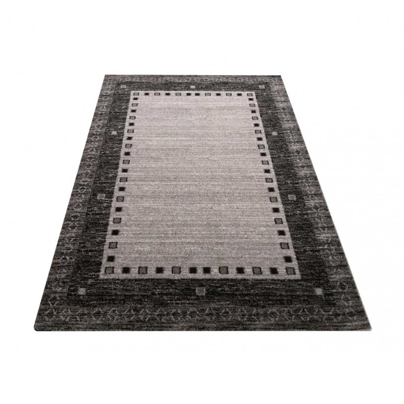 Moderní koberec v šedé barvě