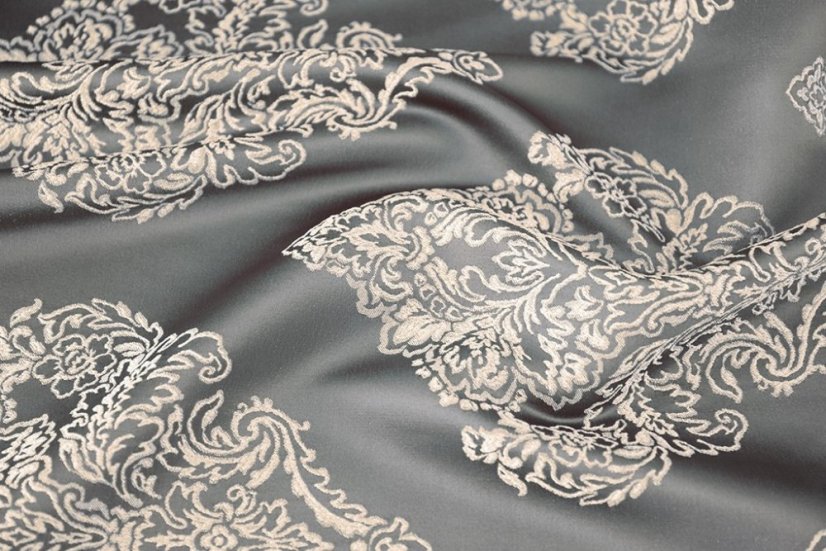 Black Out záves s moderným ornamentom