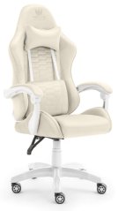 Herné kreslo HC-1000 Beige - zamatová látka