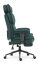 Ergonomski pisarniški fotelj HC-1037 z oporo za noge – zeleni žamet