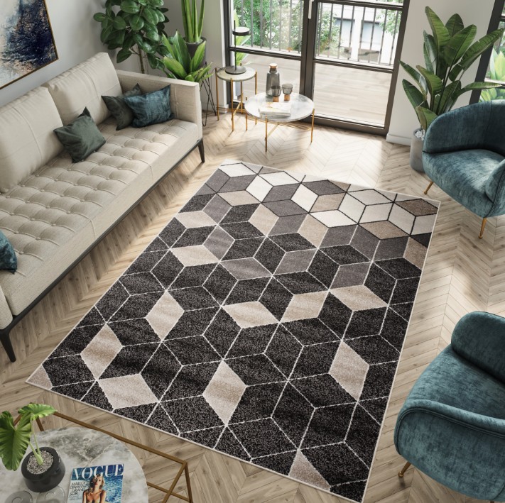 Modern szőnyeg geometrikus mintával Fiesta
