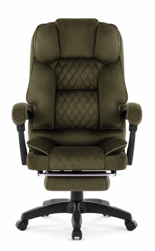 HC-1031 Ergonomska uredska stolica s osloncem za noge – Maslinasto zelena