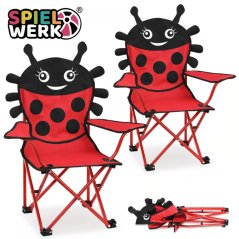 Sedia da campeggio pieghevole per bambini Beetle - set di 2