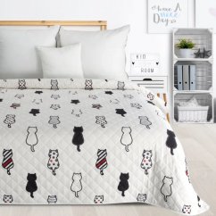 Detský prehoz na posteľ s motívom mačiek