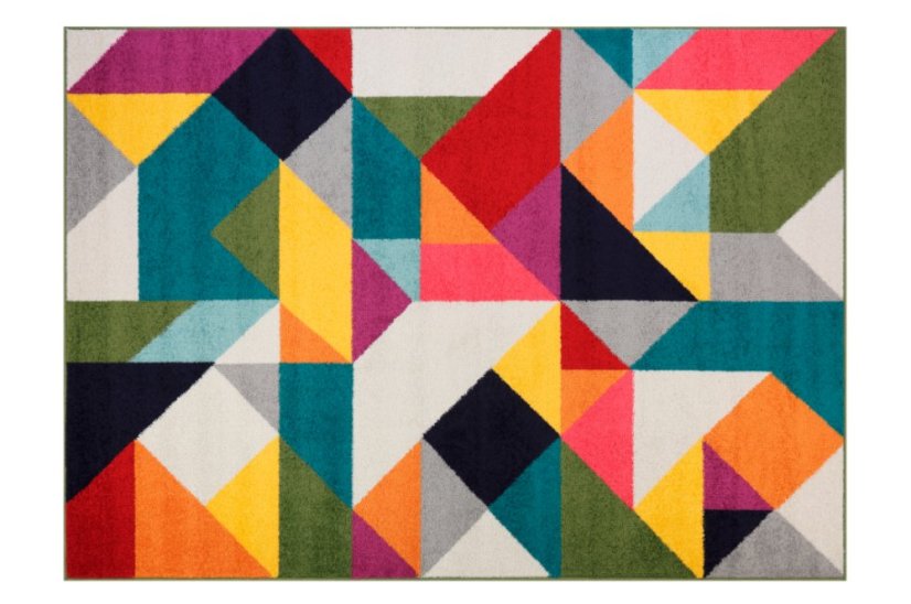 Dizajnový koberec s farebným vzorom Salsa