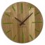 Wanduhr aus Eiche mit Moos 30 cm