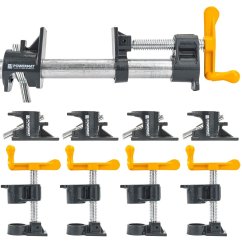 4 darabos asztalos csőszorító készlet Powermat – 3/4, 50 mm