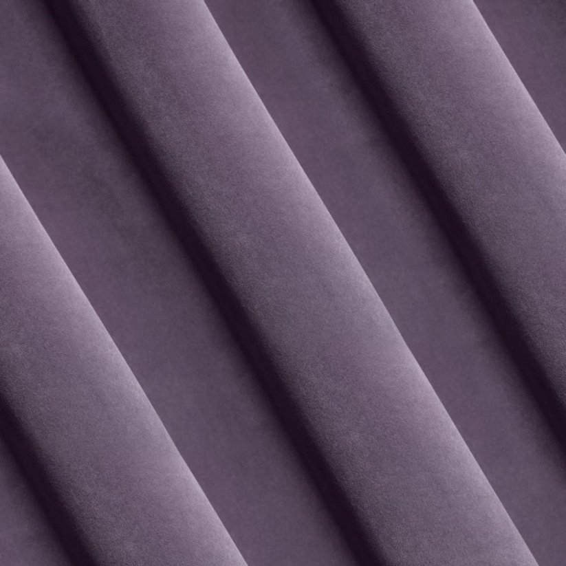 Zatemňovací sametový závěs fialové barvy 140 x 270 cm