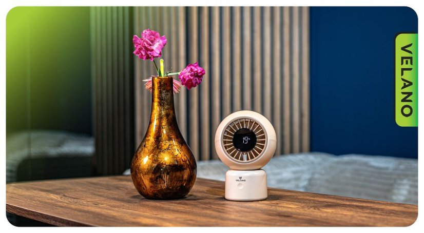 Stolní ventilátor s USB Velano VELWEBS0010