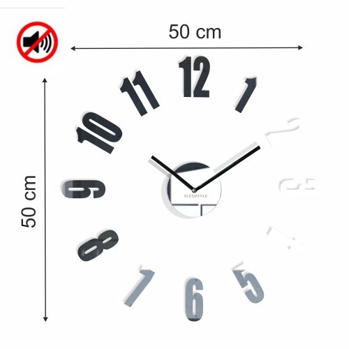Spiegel Wanduhr für Wohnzimmer