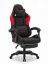 CABRO C501 gamerska stolica s osloncem za noge, do 150 kg, crna i crvena