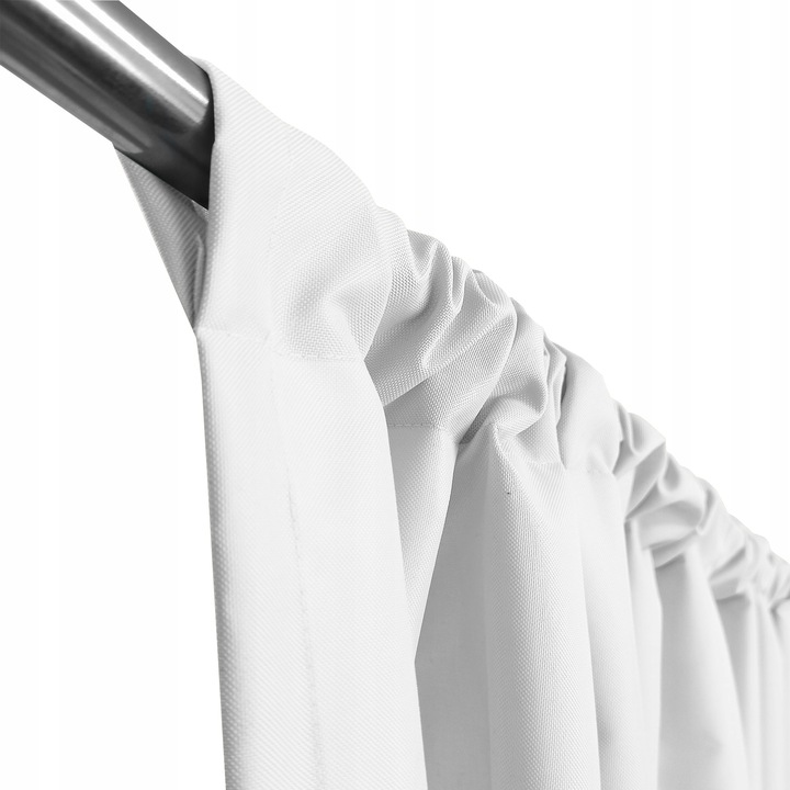 Kvalitné závesy do záhradného altánku bielej farby