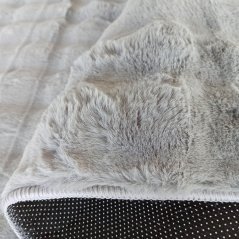 Stilvoller grauer Teppich MERLIN