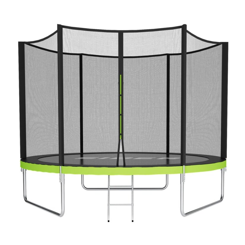Trambulină de grădină pentru copii, plasă de protecție, construcție stabilă 8FT Ø 252 cm