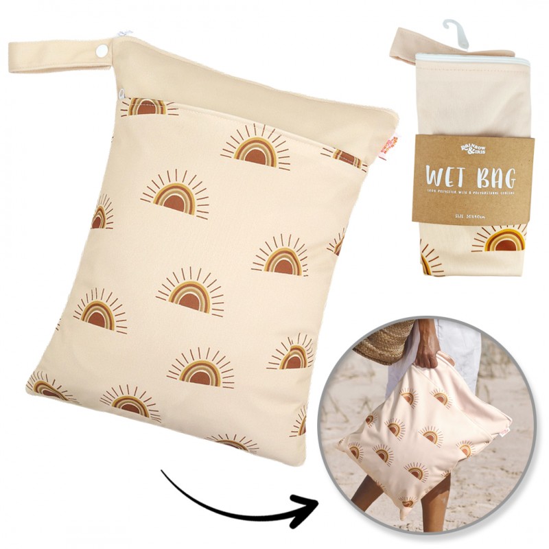 Nepremokavá taška do kočíka a škôlky 30x40 cm – vzor líška