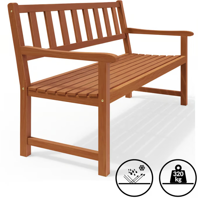 Vrtna klupa Kensington 120 cm - akacija