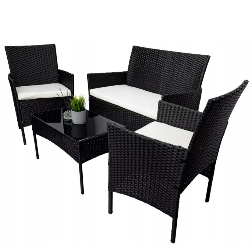 Ratanová sedací souprava do zahrady