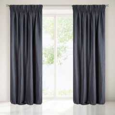 Draperie decorativă albastru închis 140 x 270 cm
