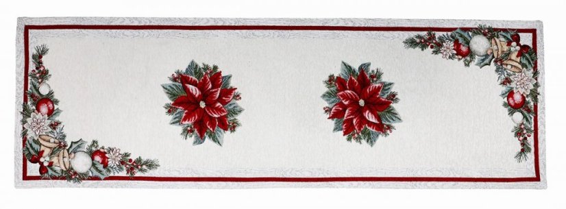 Vianočný gobelínový obrus - behúň Vianočný motív 40x180 cm
