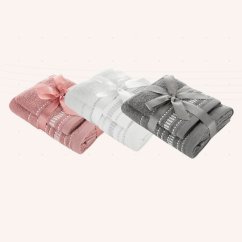 Set de prosoape din bumbac - 2 bucăți (30x50 cm și 50x90 cm)
